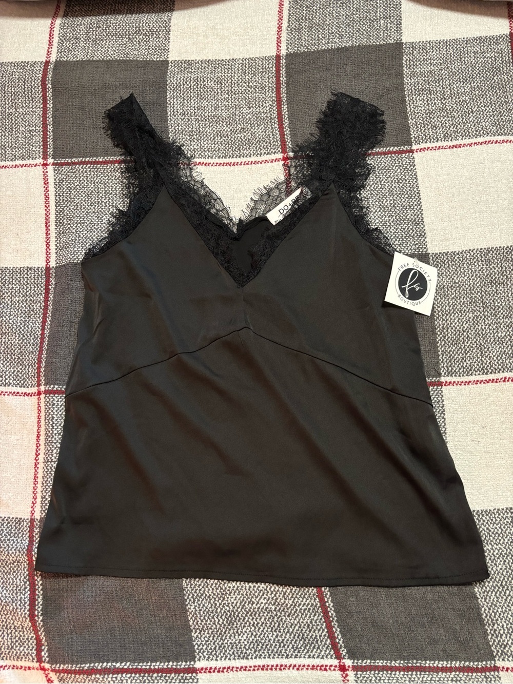Silk lace Tank Top